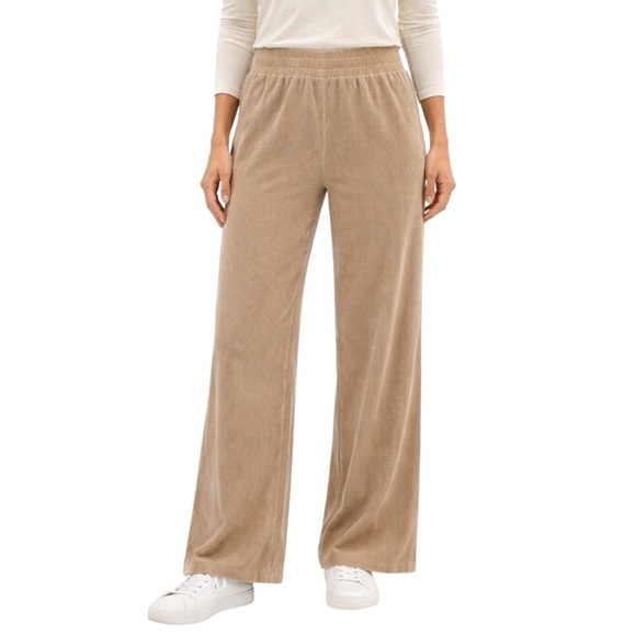 Edit By Nine Pants - Edit by Nine Wide Leg Corduroy Pull-On Pants Size Small